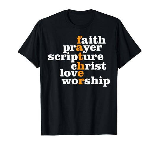 Religious Dad Christian Believer Fatherhood Fathers Day T-Shirt