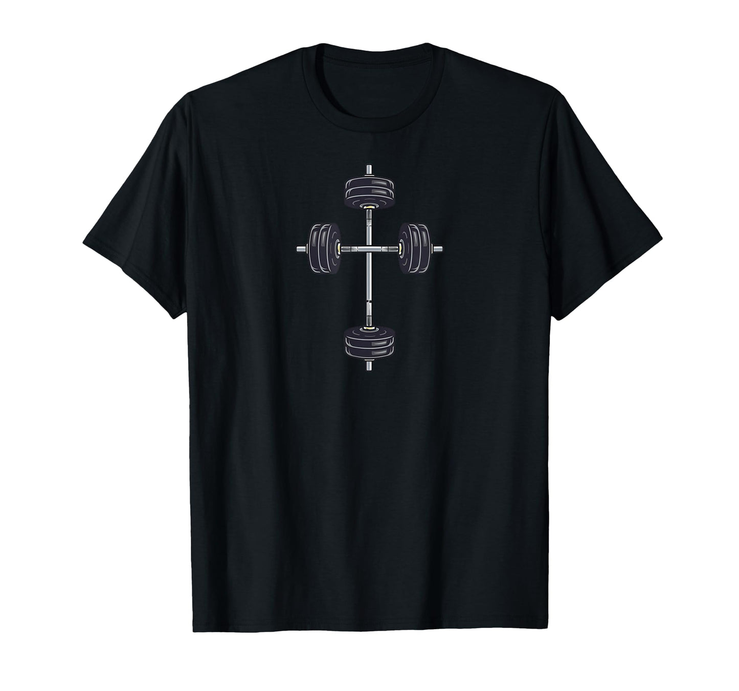 Christian Faith Weightlifting Motivation Christian Gym T-Shirt, Black, Small, Short Sleeve, T-Shirt, Christian Adults, Male, All Seasons