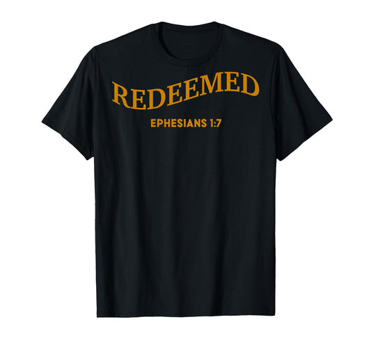 Men's Redeemed Christian Jesus God Brother Sister Daughter T-Shirt