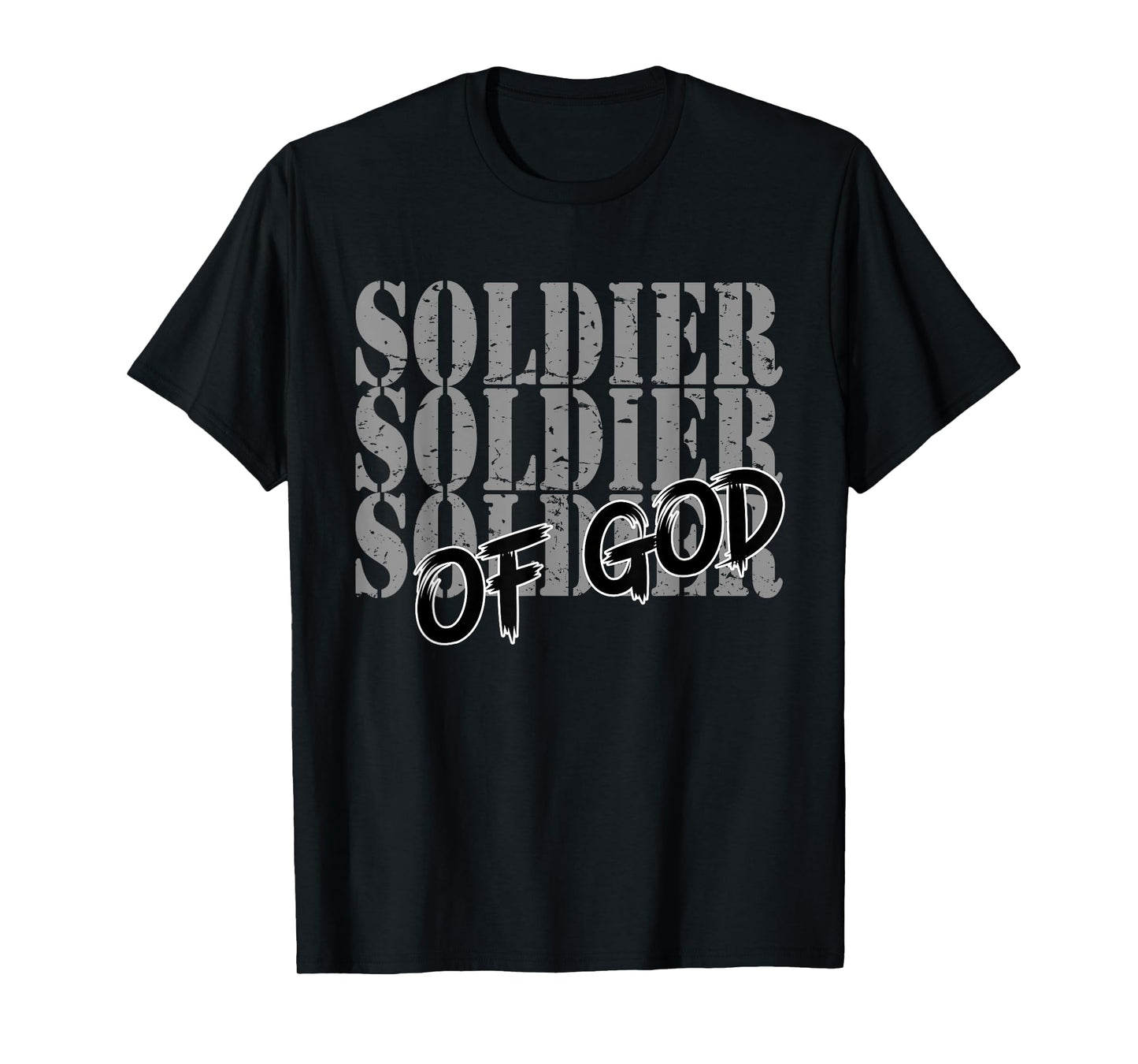 Soldier Of God Religious Men Women Of Faith In Jesus Christ T-Shirt