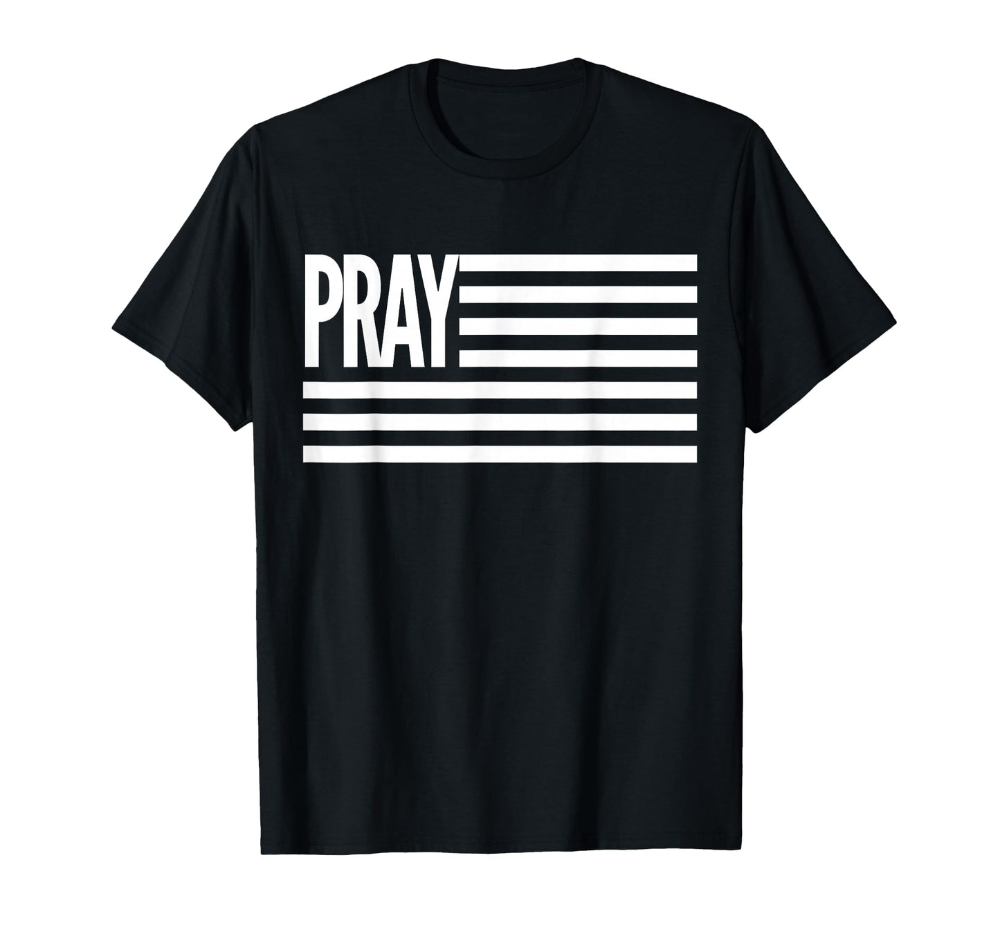 National Day of Prayer American Flag Patriotic Pray Design T-Shirt