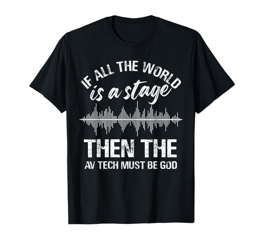 AV Tech God Stage Design T-Shirt