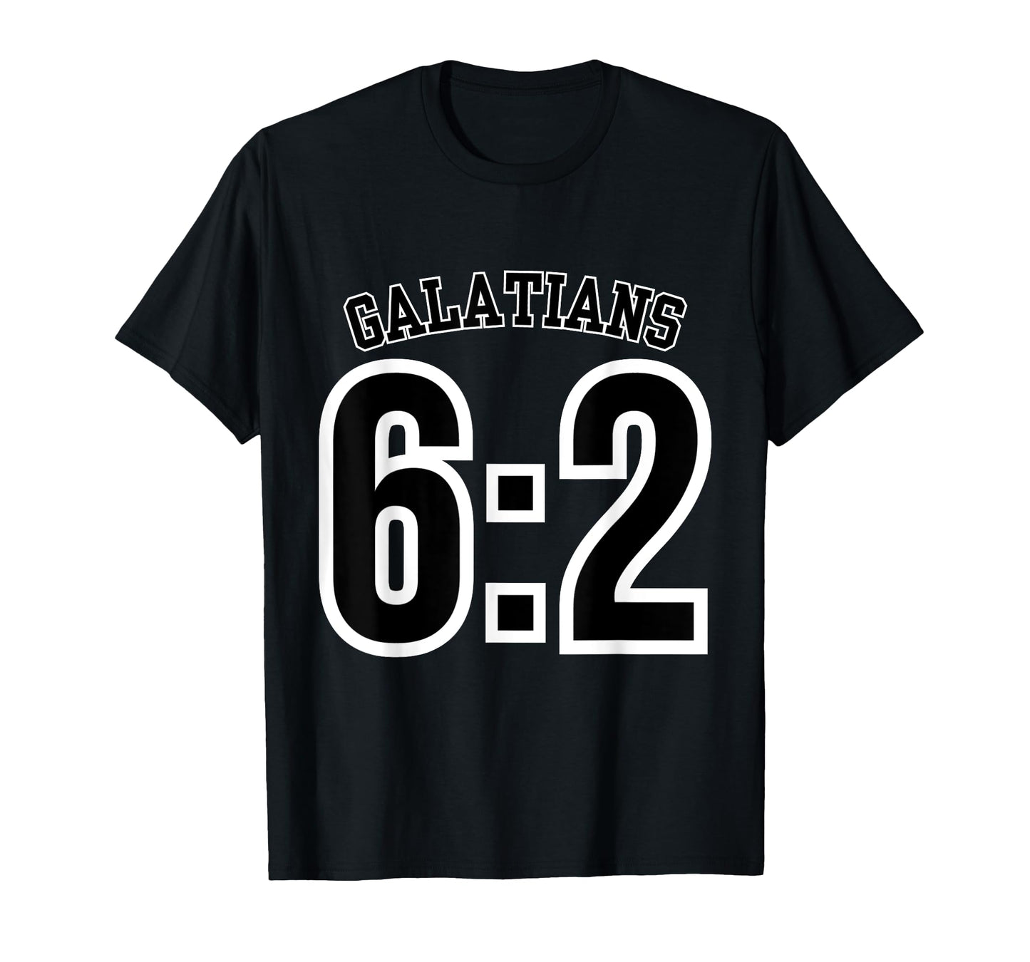 Galatians 6:2 Sports Jersey Christian Scripture Design T-Shirt