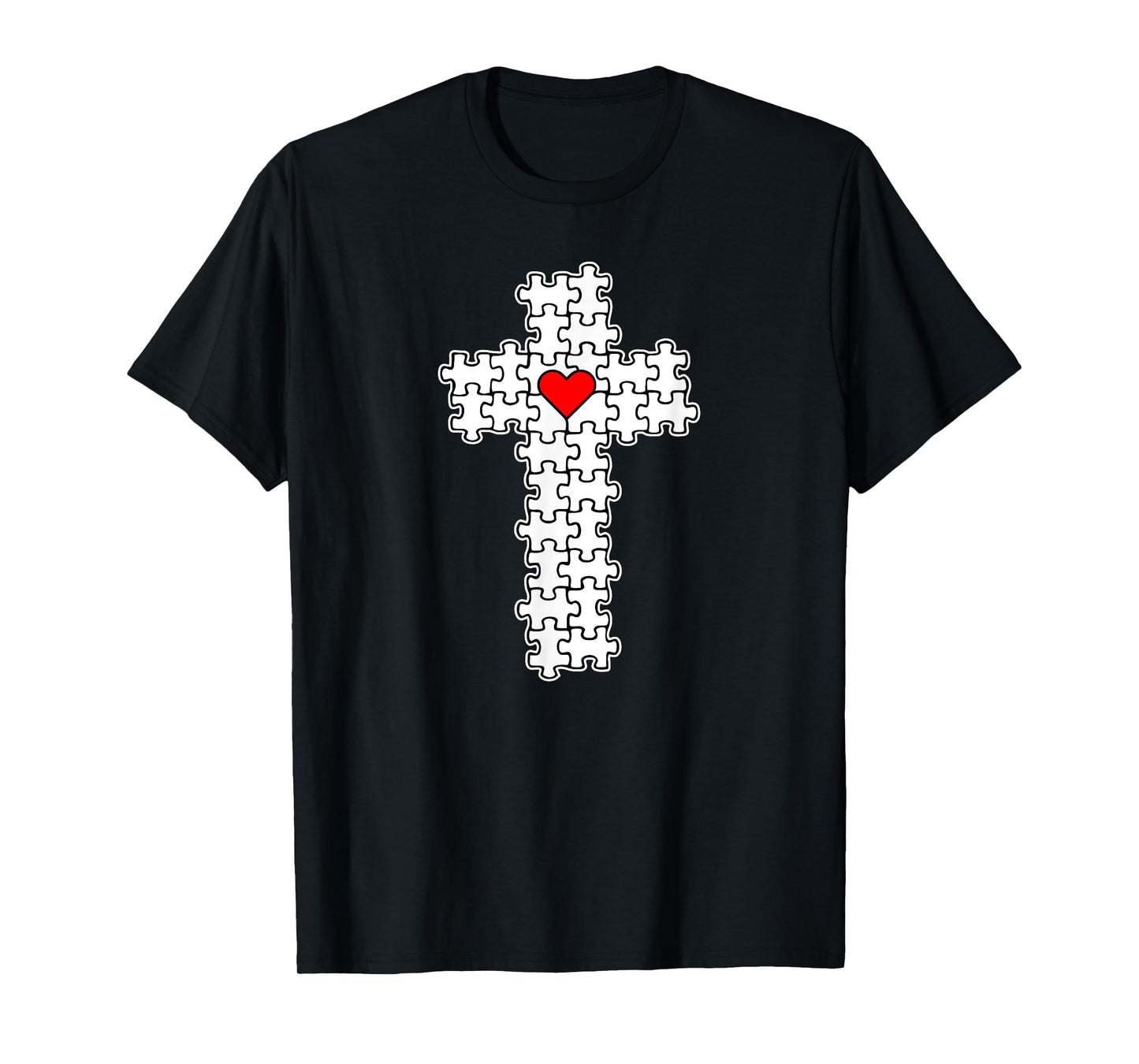 Christian Cross Puzzle - Christian T Shirt T-Shirt