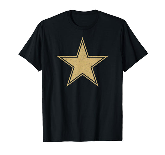 GOLD STAR ON A TEE T-Shirt