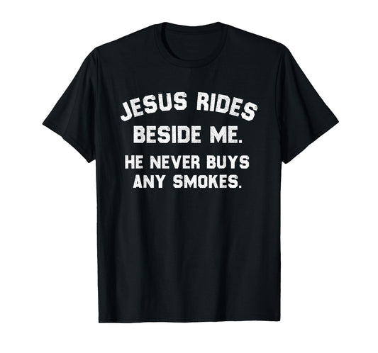 Vintage Jesus Rides Beside Me The Replacements T-Shirt