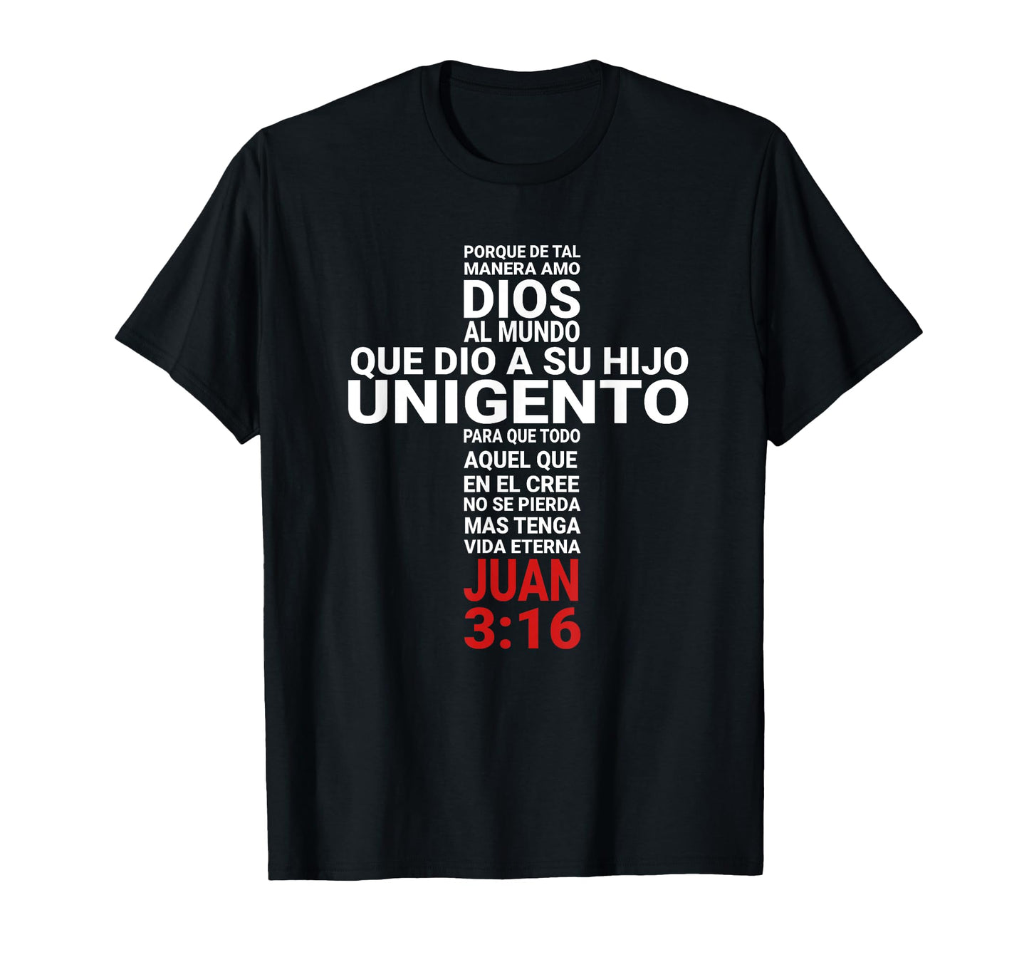 Juan 3:16 John Playera Camisa T-Shirt