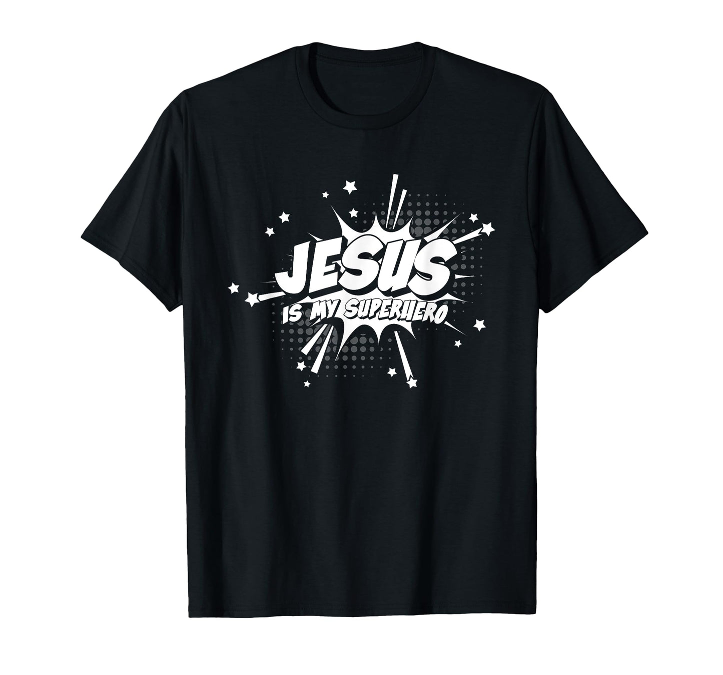 Jesus is My Superhero - Christian Religious T-Shirt