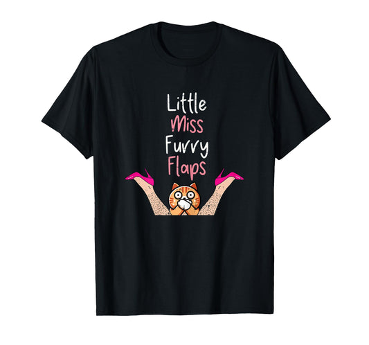 Inappropriate Little Ms Furry Cat Adult Humor Meme Women T-Shirt