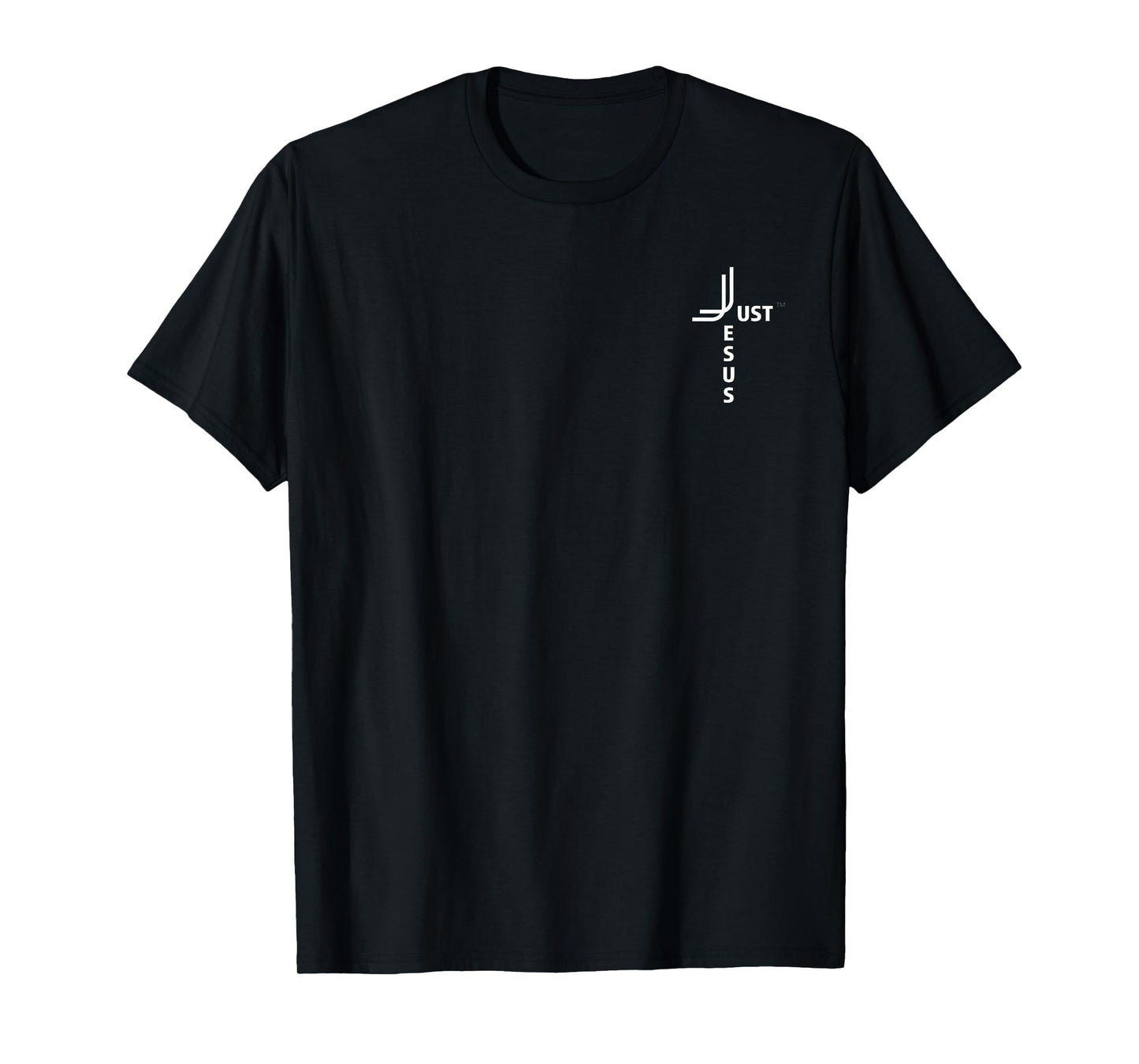 Just Jesus Cross Minimal Faith Design for Christian Moms T-Shirt