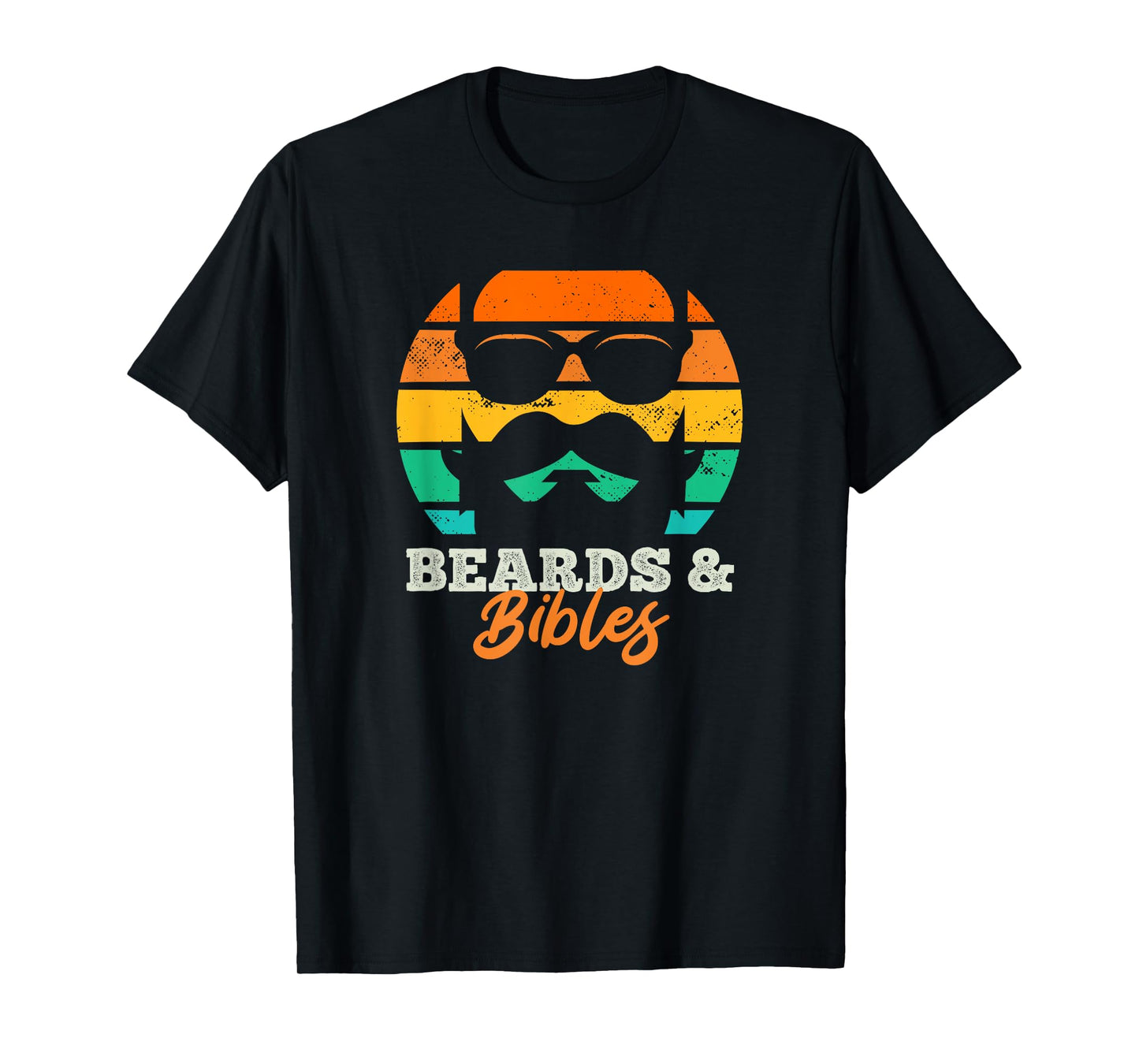 Beards & Bibles Funny Beard Christian T-Shirt