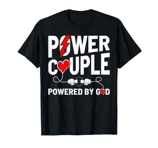 Christian Couple Matching Christ Jesus Faith Fan Believer T-Shirt