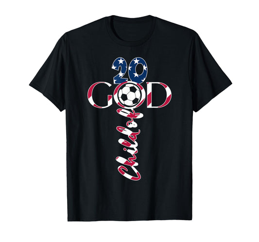 JESUS 20 YEARS CHILD OF GOD SOCCER 20TH BIRTHDAY T-Shirt