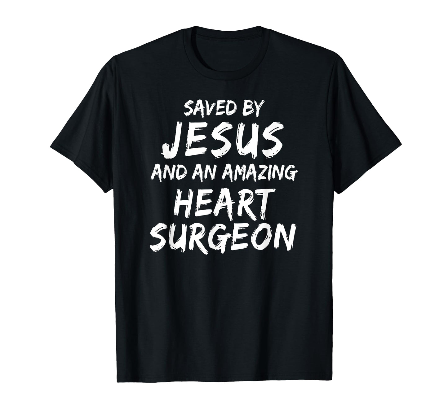 Heart Surgery Shirt Saved by Jesus Christian Medical Zipper T-Shirt
