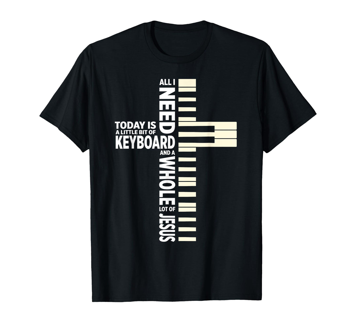 Christian Keyboard Musician Jesus Band Lover T-Shirt