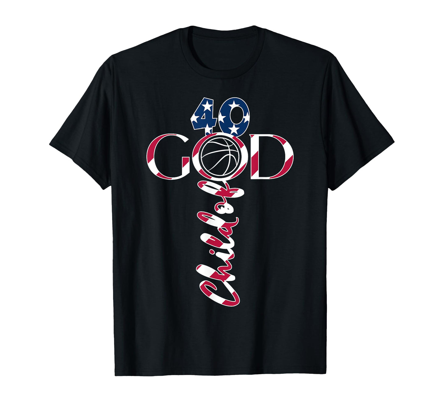JESUS 40 YEARS CHILD OF GOD BASKETBALL 40th BIRTHDAY T-Shirt