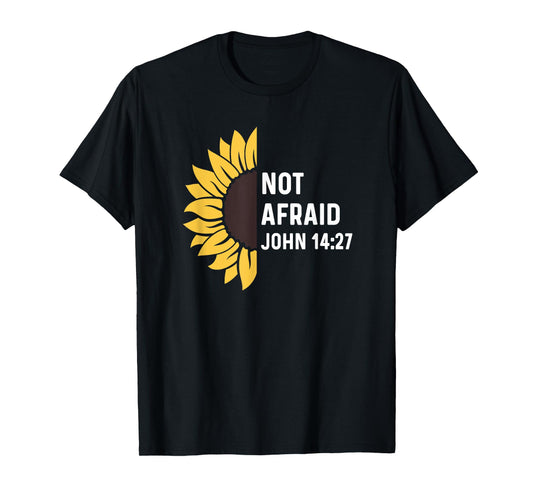 John 14:27 14 27 God Jesus Religious Quote Christian Cross T-Shirt