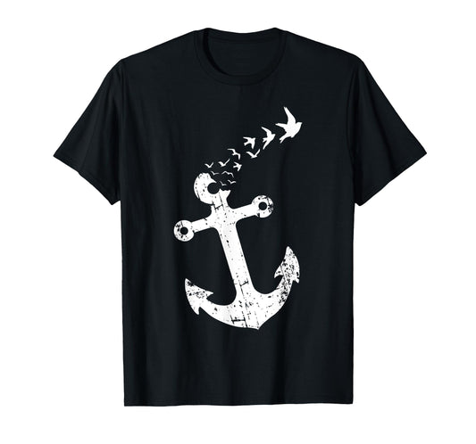 Free Indeed - Novelty Anchor T-Shirt