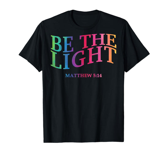 Toddler Be The Light God Son Sister Brother Christian Jesus T-Shirt