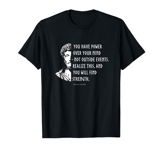 Stoicism Stoic Philosophy Quotes Marcus Aurelius T-Shirt