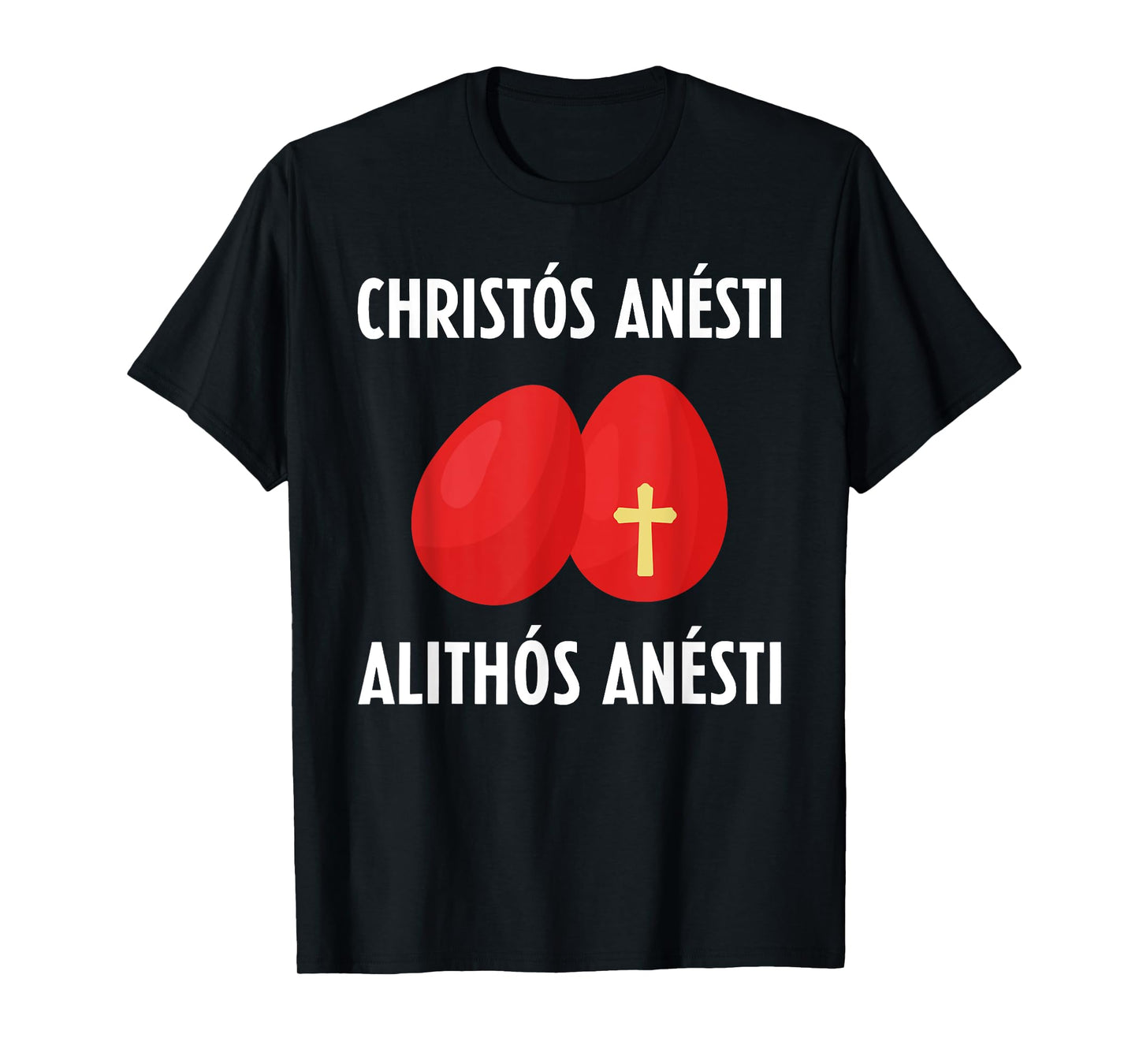 Greek Easter Tsougrisma Red Egg Tapping Game T-Shirt