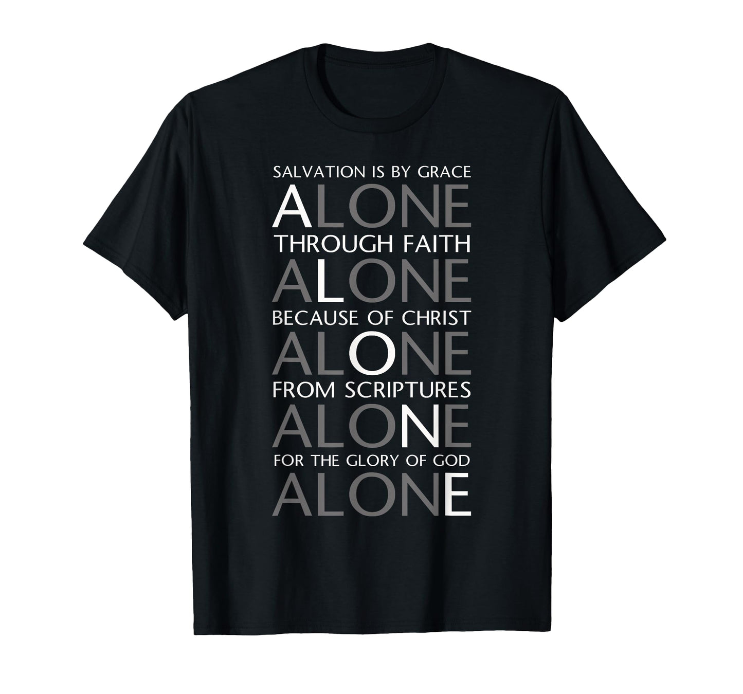 Five Solas of the Reformation T-Shirt