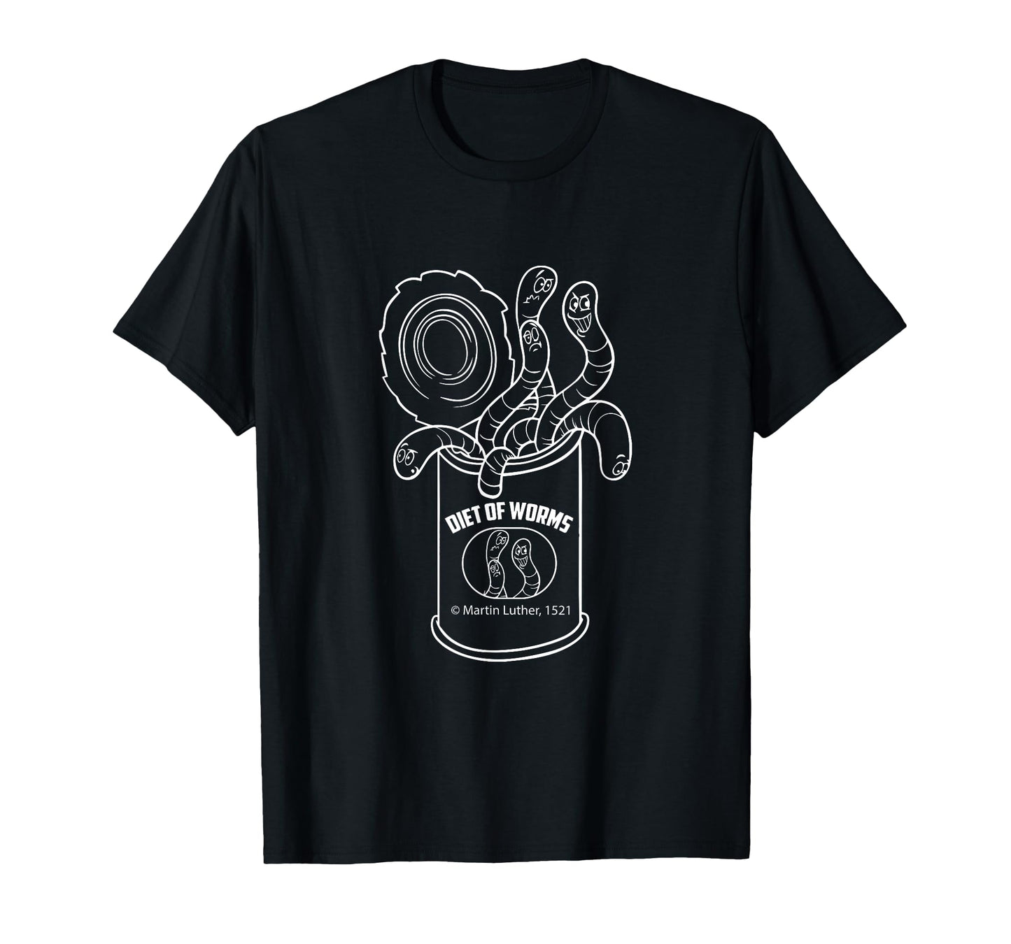Funny DIET of WORMS MARTIN LUTHER, 1521 T-Shirt