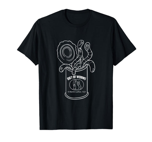 Funny DIET of WORMS MARTIN LUTHER, 1521 T-Shirt