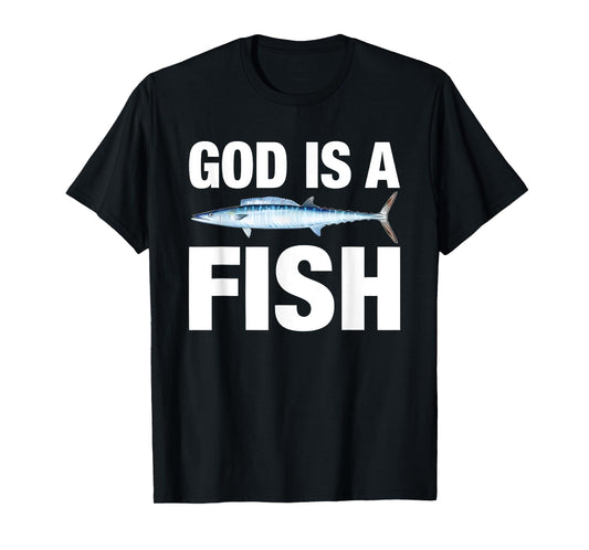 God is A Fish Mackerel Funny for Men Women T-Shirt
