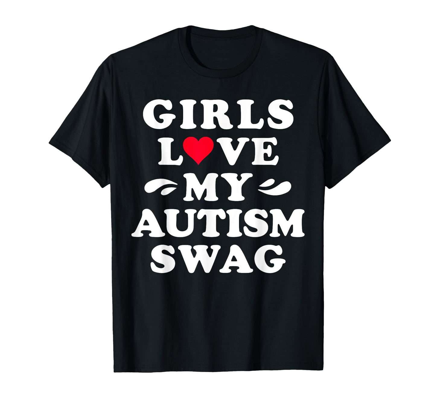 Funny Autism Shirt Boys Girls Love My Autism Swag Autistic T-Shirt