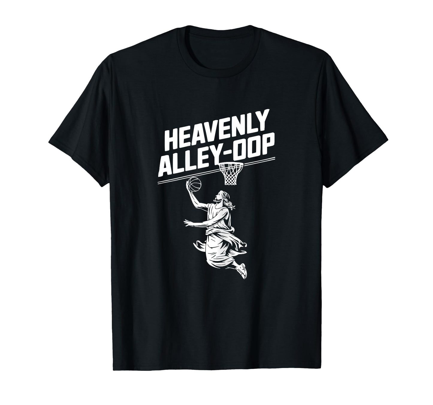 Christian Basketball Lover Religious Baller Jesus Christ T-Shirt