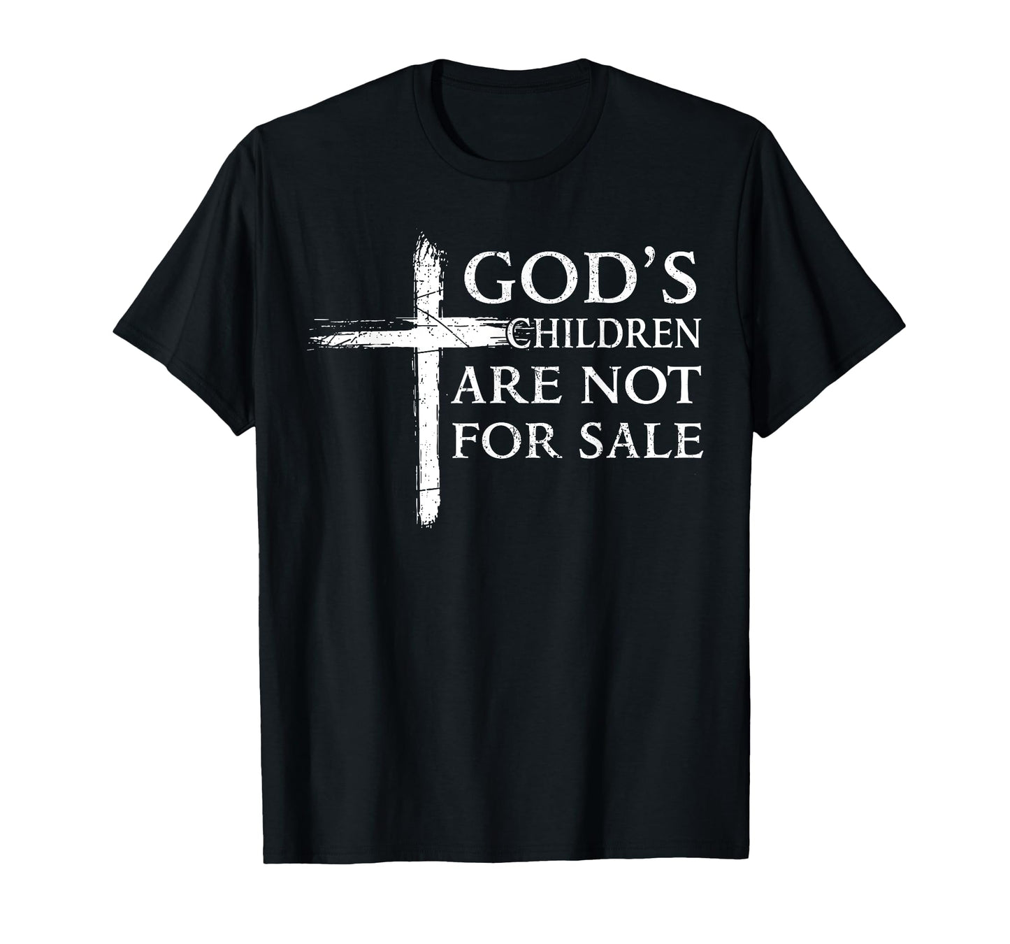 God's Children Are Not For Sale Cross Christian T-Shirt