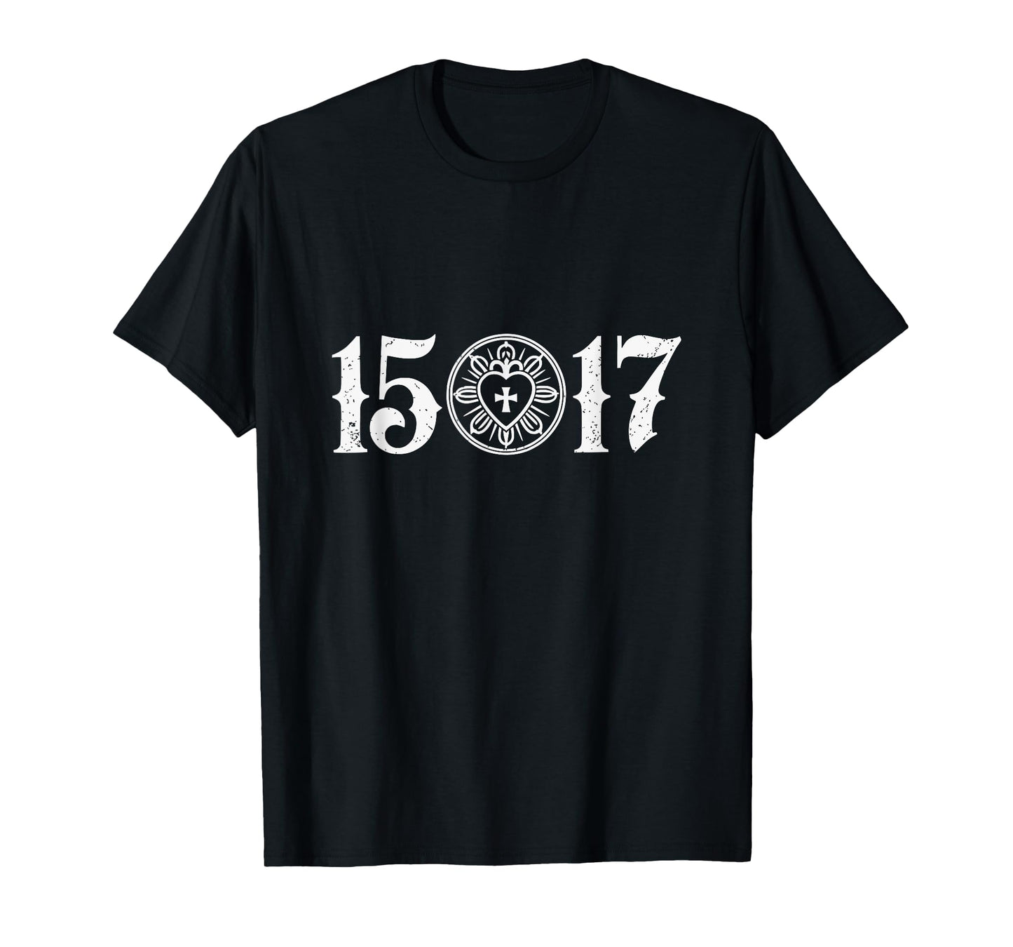 500 Years Of Reformation Lutheran Martin Luther Rose 1517 T-Shirt
