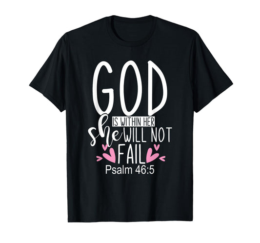 Religion Women Gift Holy Bible Faith Christianity Prayer T-Shirt