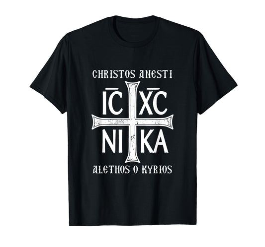 Christos Anesti Alethos o Kyrios Orthodox Pasha T-Shirt