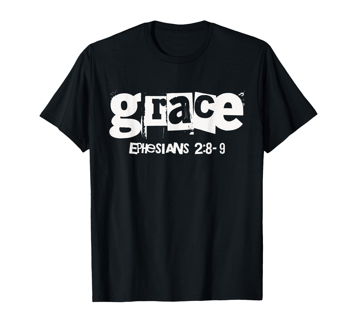 Grace (Ephesians 2:8-9) Christian Streetwear Bible Verse T-Shirt