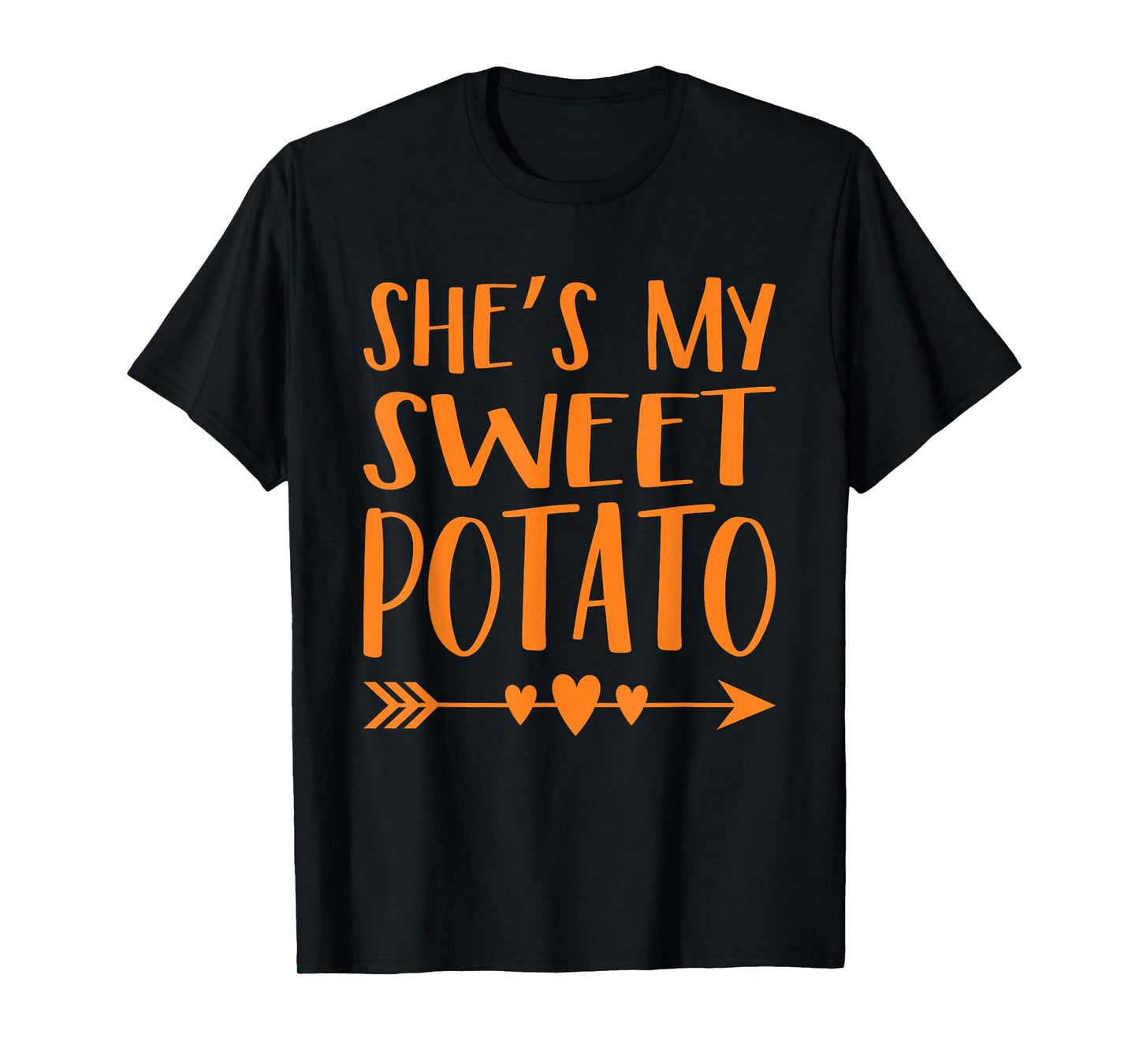 Thanksgiving Matching Couple She's My Sweet Potato I Yam Tee T-Shirt