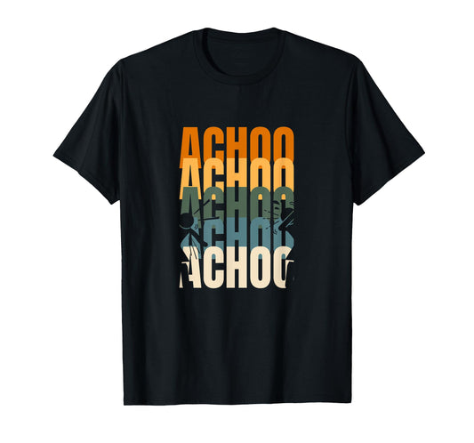 Achoo Funny Sneezing Design Humor Sneeze Cough T-Shirt