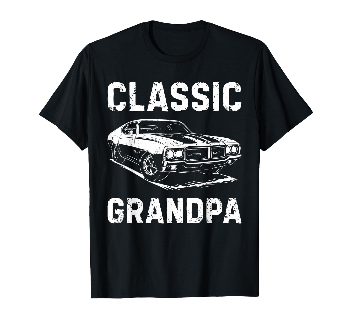 Classic Grandpa Shirt Funny Men Old Classic Car Lover T-Shirt