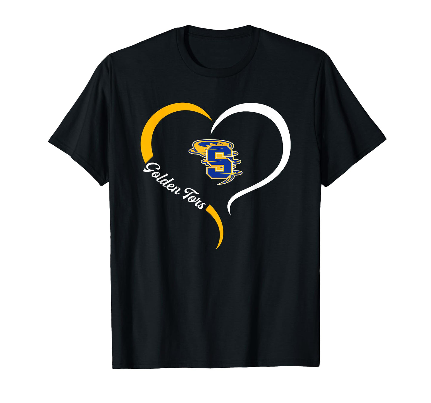 Sulphur Golden Tors Logo Half Heart Slogan HS T-Shirt