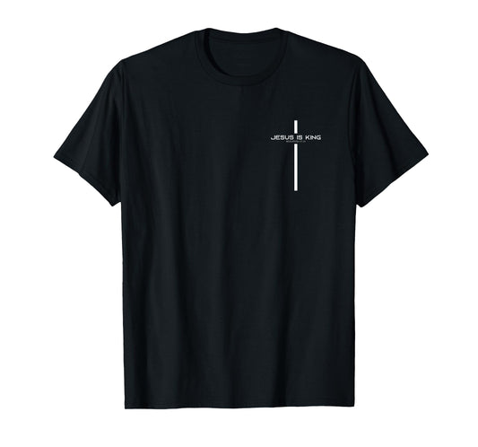 Retro Jesus Is King John 14:6 Costume Christian 2 Sided T-Shirt