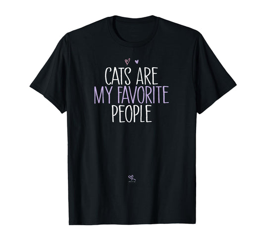 Funny Cats Are My Favourite People T-Shirt