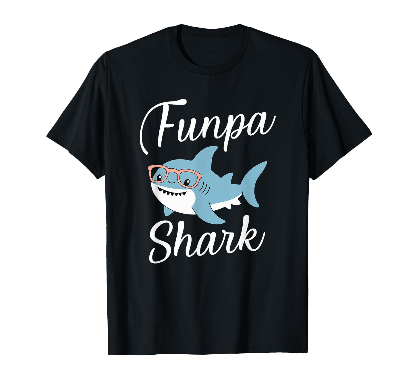 Funpa Shark Funny Matching Family Grandpa T-Shirt