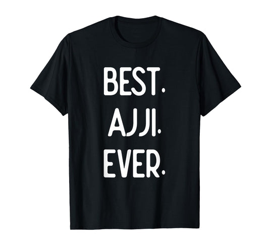 Best Ajji Ever Grandparents T-Shirt