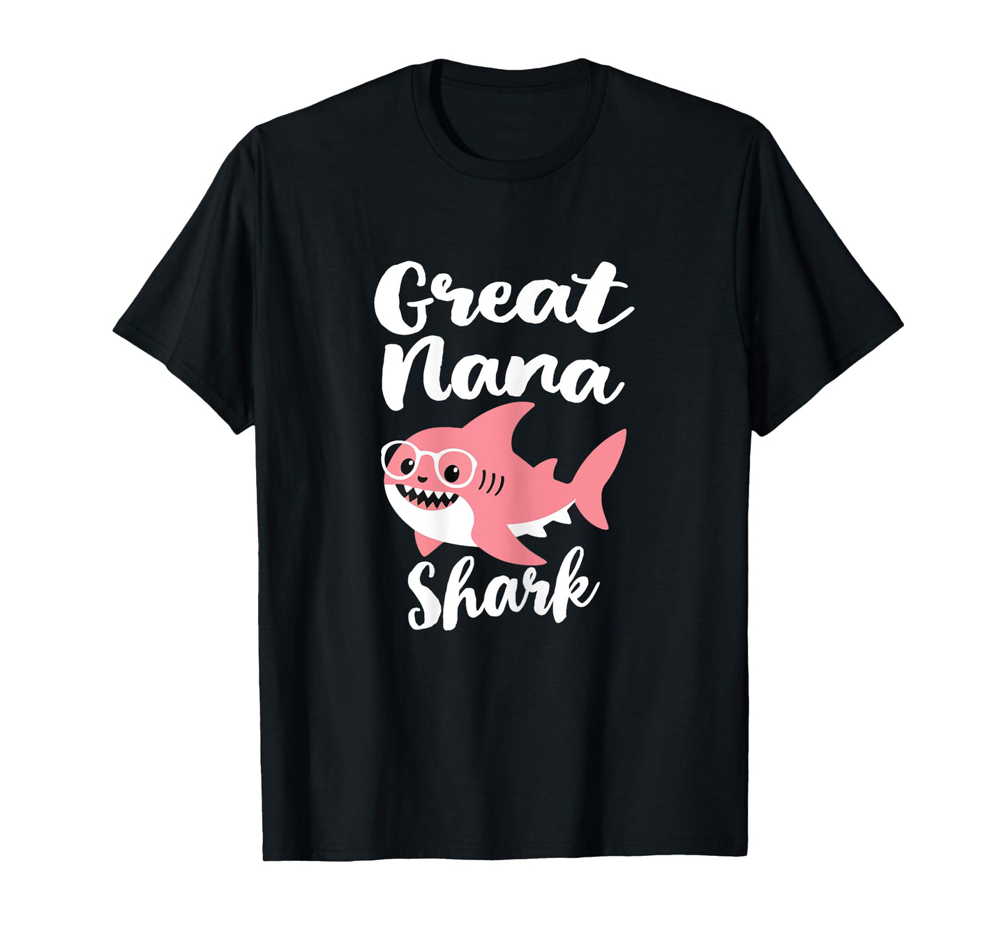 Great Nana Shark Mother's Day Grandma Funny T-Shirt