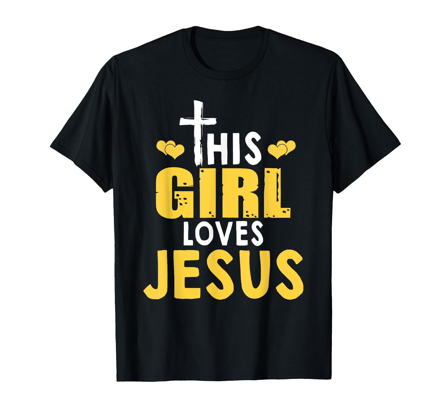 This Girl Loves Jesus Christians Women Faith in Christ T-Shirt