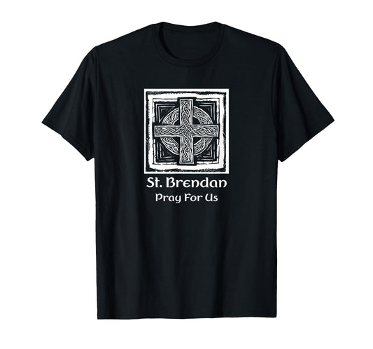St. Brendan Catholic Cross T-Shirt