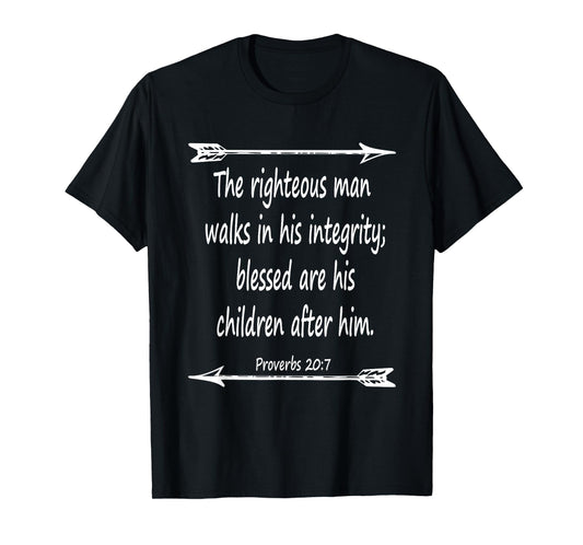 Fathers Day Bible Verse T-Shirt Tee Christian Scripture T-Shirt