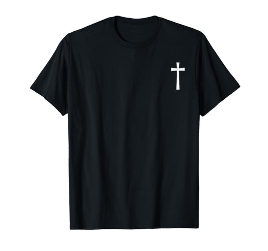 Jesus is King Christian Cross God Faith Bible Pray (2 Side) T-Shirt