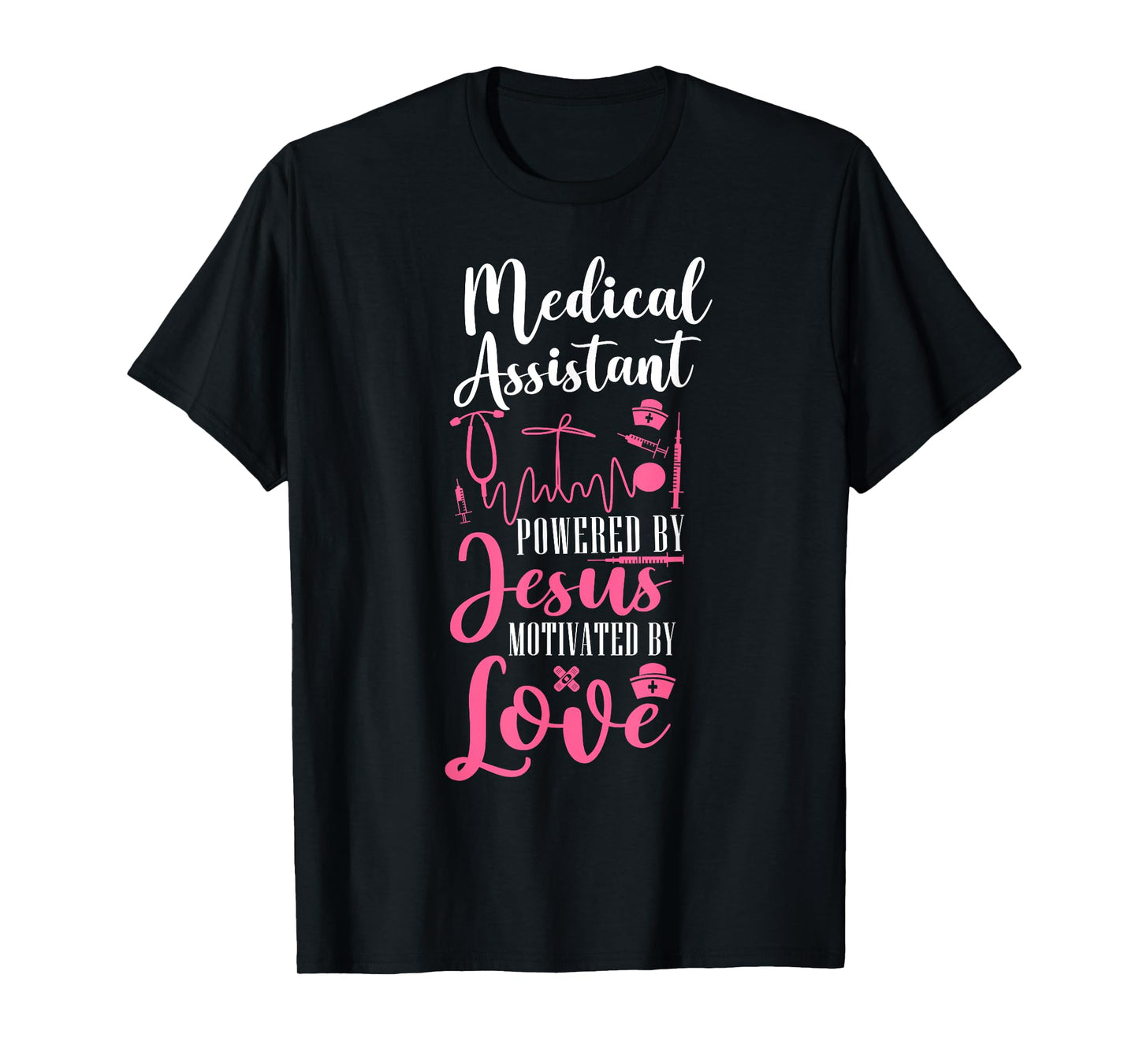 Certified Medical Assistant Jesus Faith CMA T-Shirt
